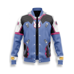 Overwatch D Va Varsity Leather Jacket