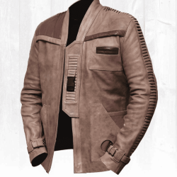 Star Wars Finn Poe Leather Jacket