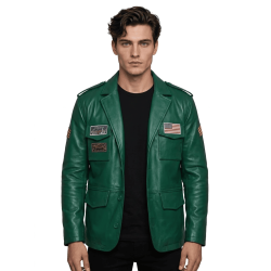 Silent Hill James Sunderland Green Leather Jacket